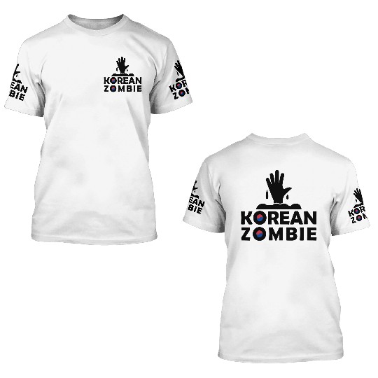 Korean Zombie 3D T Shirts
