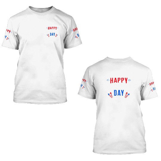 Happy Independence Day America Patriotism 3D T Shirts