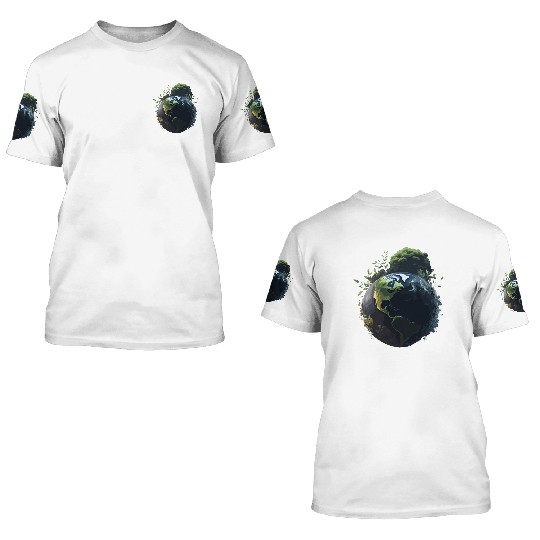 Save Earth Day World Environment Day Inspirational 3D T Shirts