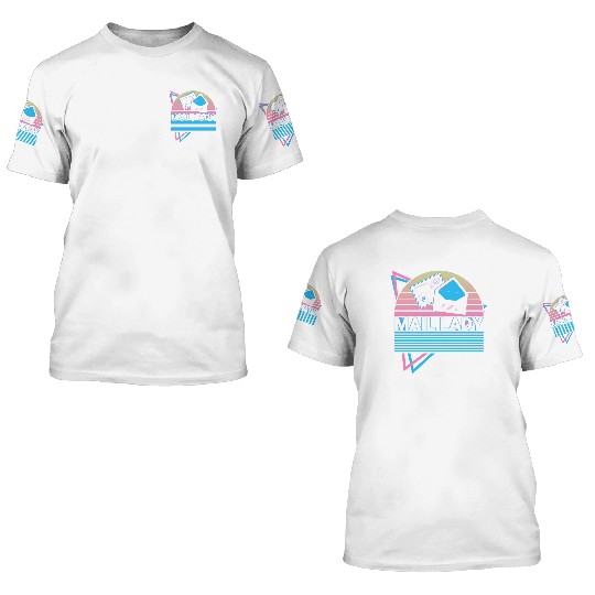 Postal Service Postman Retro 3D T Shirts
