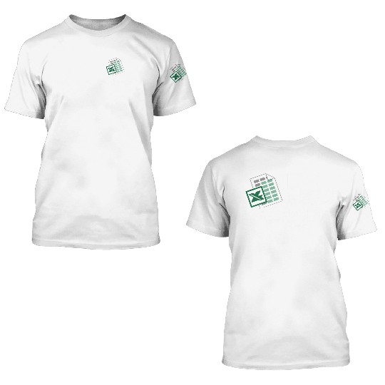 Freak In The Excel Sheets Accoant 3D T Shirts