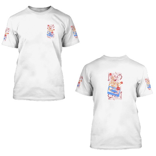 devil horns hand 3D T Shirts