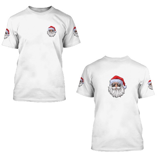Don'T Stop Believin Santa 3D T Shirts
