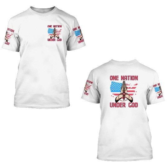 One Nation under God 3D T Shirts