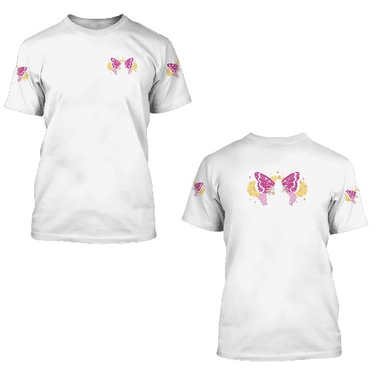 Butterfly Halloween Trick Or Treat Insect Lover 3D T Shirts