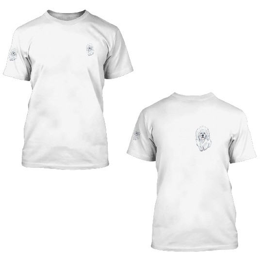 Bichon Frise Mama 3D T Shirts