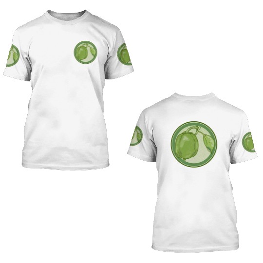 Green Bell Pepper 3D T Shirts