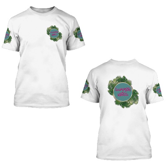 Summer vibes 3D T Shirts