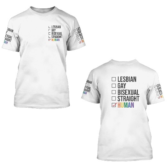 Pride Month clothing 3D T Shirts