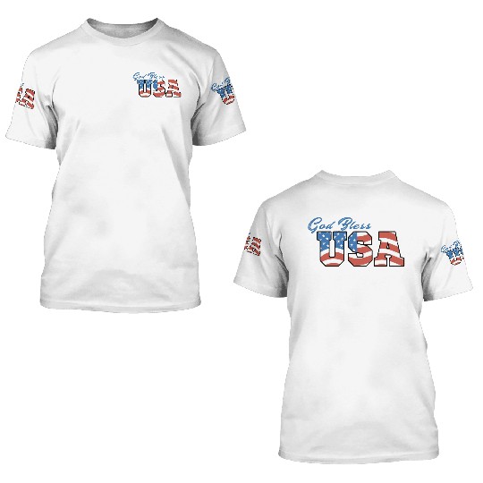 God Bless America 3D T Shirts