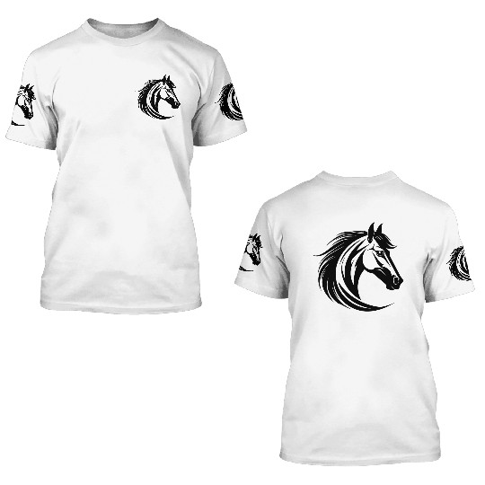 Horse Equine Pony 3D T Shirts