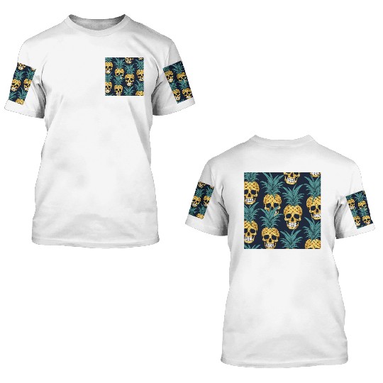 funny pineapple punks 3D T Shirts