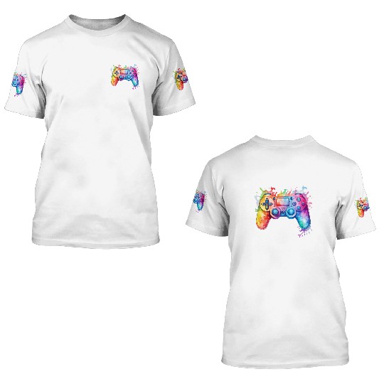 7th Grade Level Unlocked Back to School Video Game 3D T Shirts