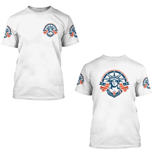 Celebrating America s Independence Day 3D T Shirts