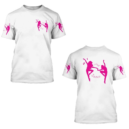 just dance 3D T Shirts