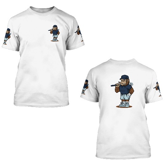Ape Golf 3D T Shirts