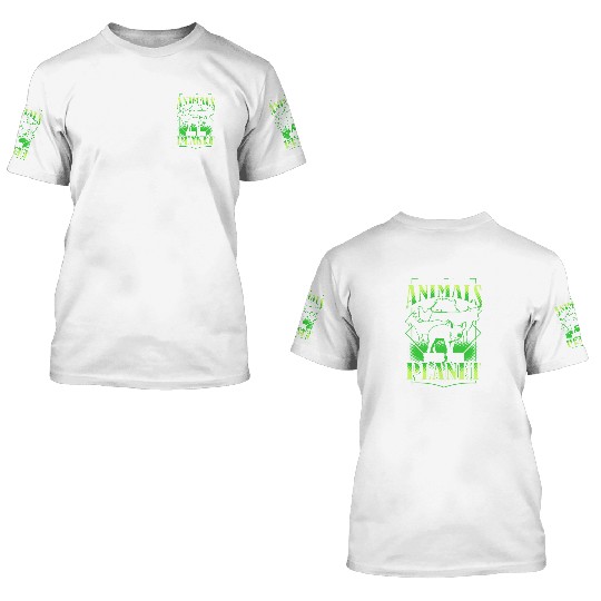 Save The Animals Save The Planet 3D T Shirts