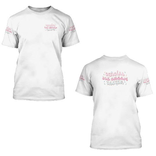 Official Ice Cream Taster, Happy Summer Holiday 3D T Shirts