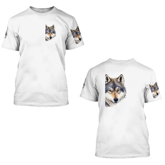 Wolf 3D T Shirts