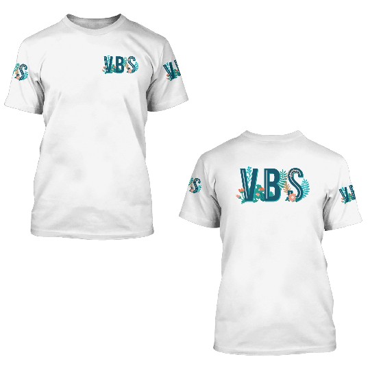 VBS Crew Summer Camp Bible Study Vacation Bible 3D T Shirts