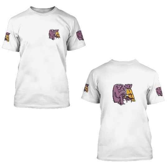 Monkey Banana 3D T Shirts