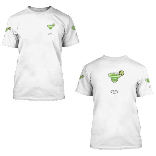 Margarita Drinking Team 3D T Shirts