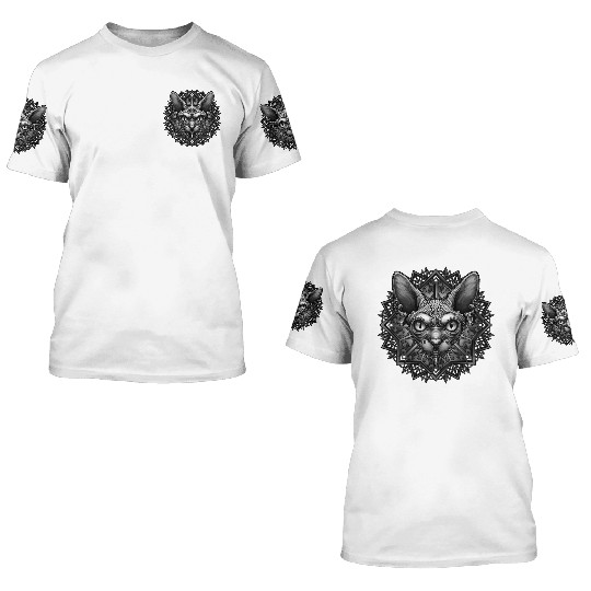 Punk cat 3D T Shirts