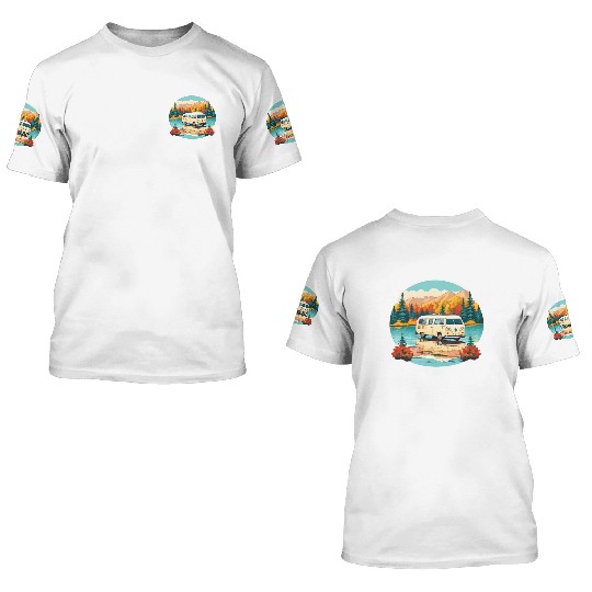 A Camper Van 3D T Shirts