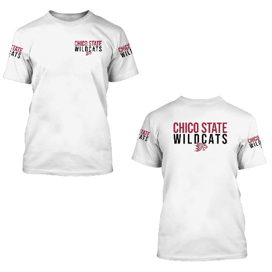 Chico State Wildcats 3D T Shirts