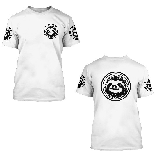 Sloth 3D T Shirts