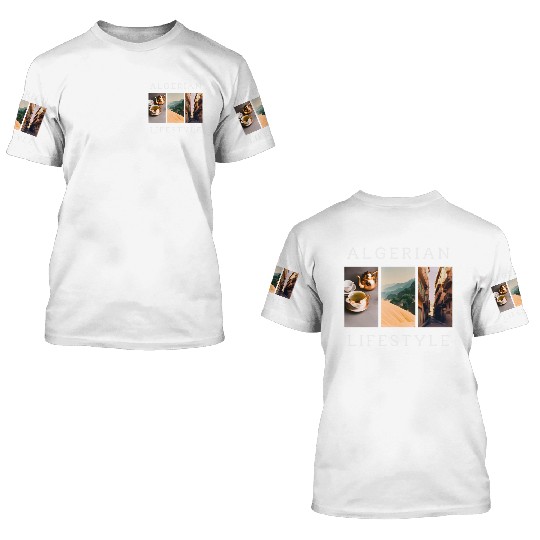 Algerian Lifestyle 3D T Shirts