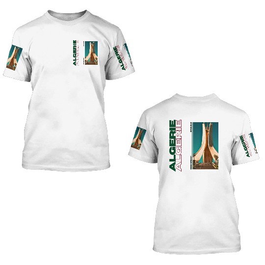 Algeria Independent since 1962 3D T Shirts