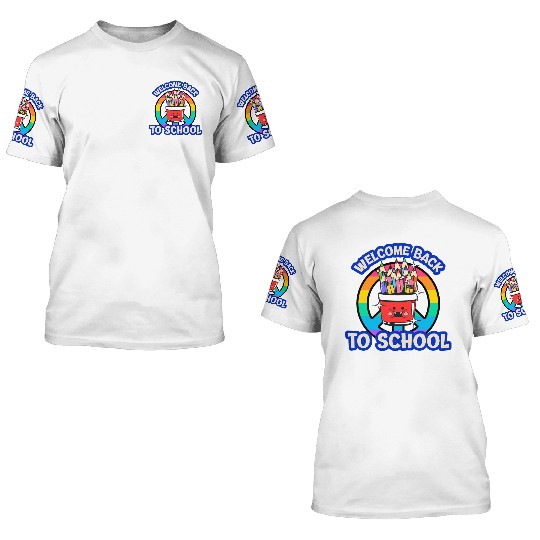 Welcome back to school 3D T Shirts