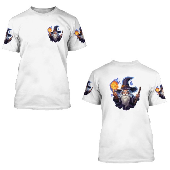 wizard 3D T Shirts