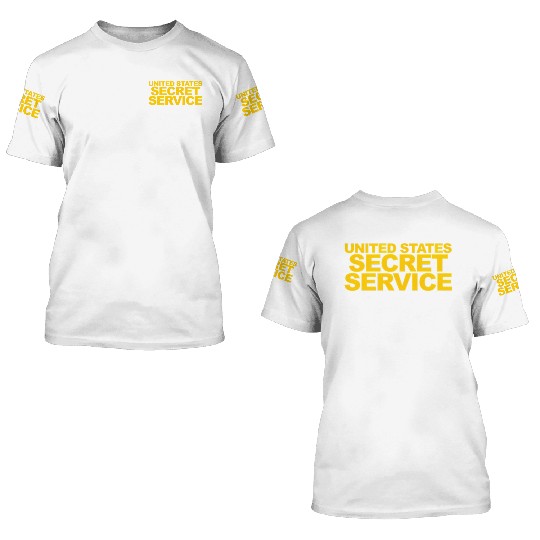 Us Secret Service Police Law Enforcement 3D T Shirts