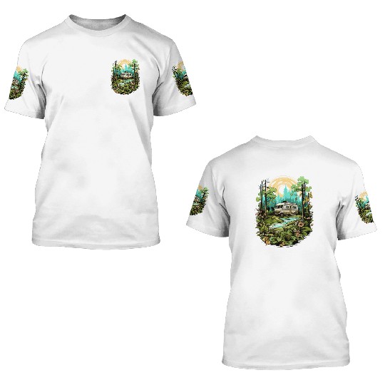 nature, freedom, independent, gift 3D T Shirts