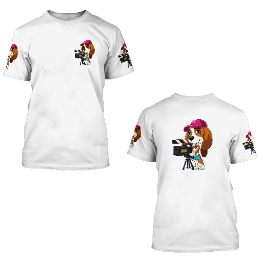 Beagle Puppy - Pepper 3D T Shirts