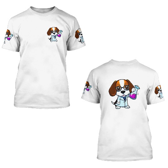 Beagle Puppy - Dexter 3D T Shirts