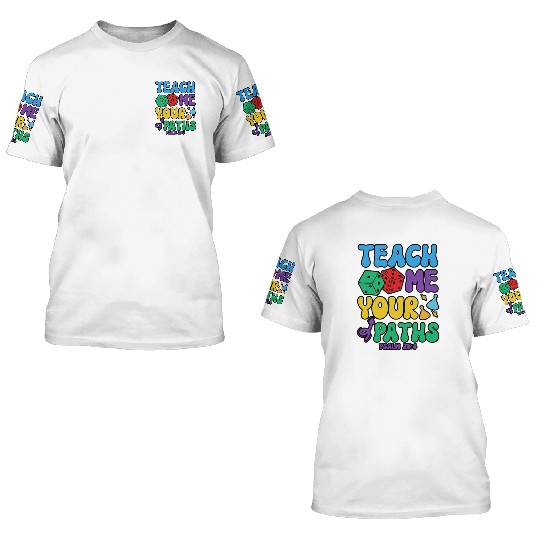 VBS Crew Teach Me Your Paths Psalm 25:4 Bible 3D T Shirts
