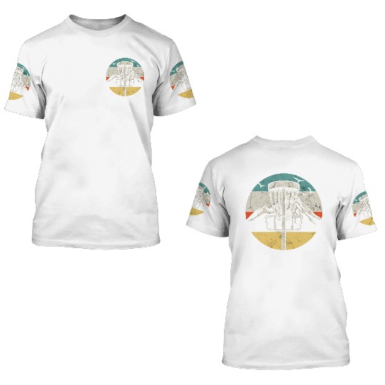 Discgolfing Disc Golf 3D T Shirts