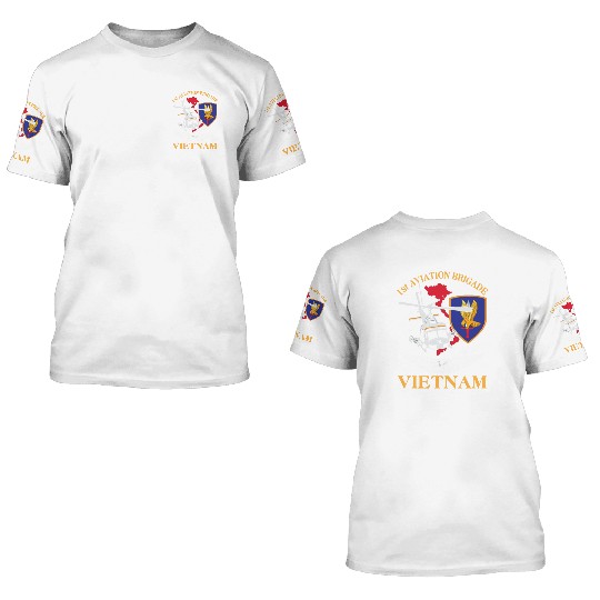 1st Aviation Brigade Vietnam 3D T Shirts