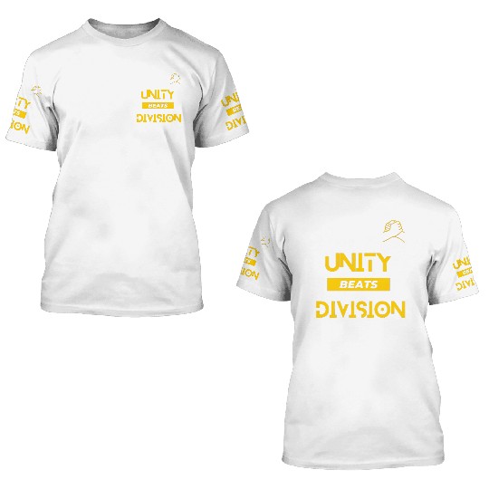 Unity Beats Division Unisex Short Sleeve 3D T Shirts