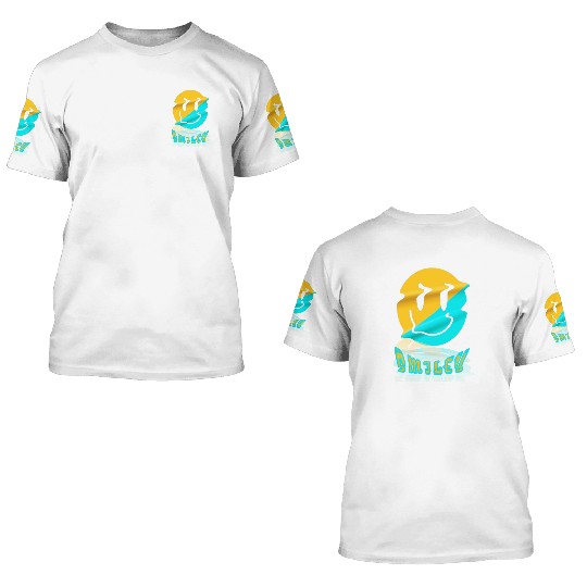 Smile Face 3D T Shirts