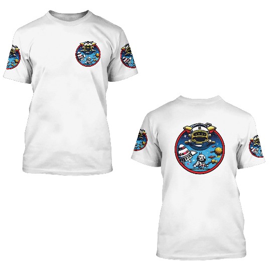 Space War 3D T Shirts