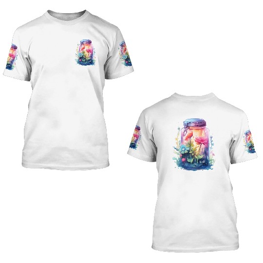 Wild Flowers 3D T Shirts Design - Funny gift