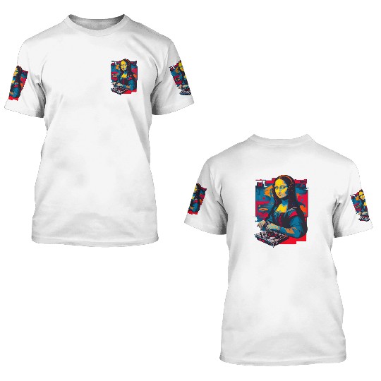 Dj Mona Lisa 3D T Shirts