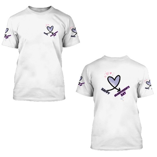 Happy Grandparents Day 3D T Shirts