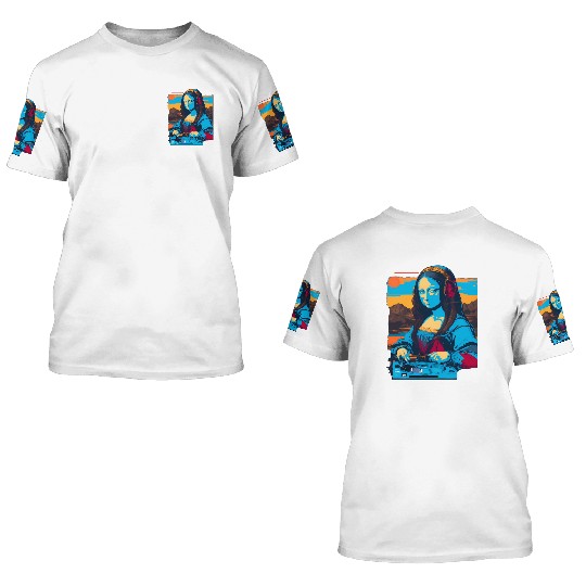 Dj Mona Lisa 3D T Shirts