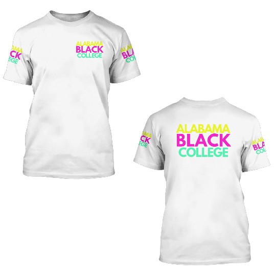 Albm #3 Black College (Fraternity Edition) 3D T Shirts