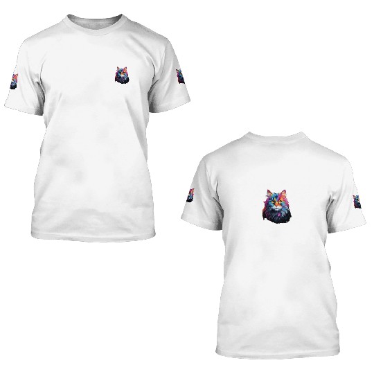 Persian Cat Animal Lover Gift 3D T Shirts